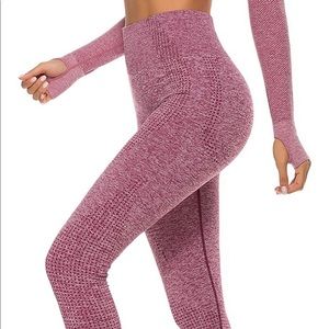 NWOT FITTOO Womens High Waisted Seamless Leggings